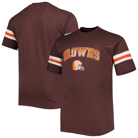 Ohio Cleveland Stripe Football Fan Weathered T-Shirt Ohio Cleveland Stripe Football Fan Weathered T-Shirt