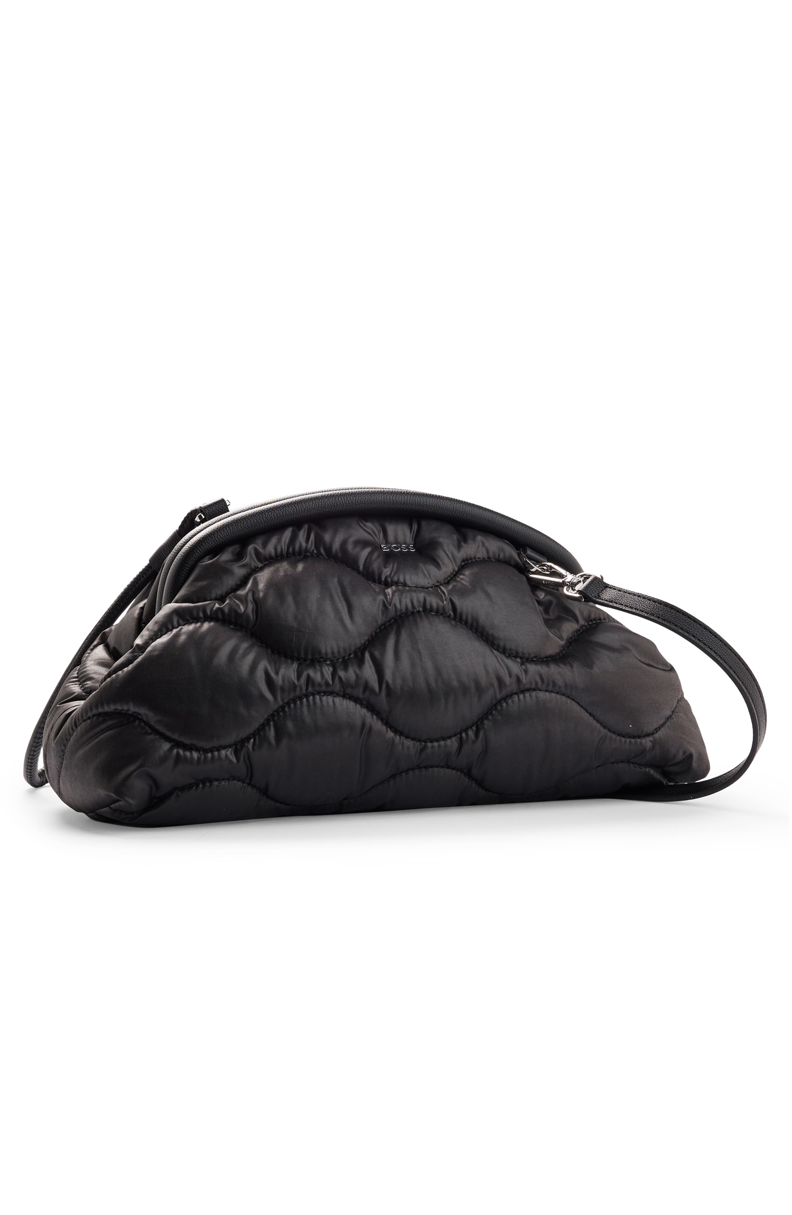 BOSS Ellie Quilted Clutch, Alternate, color, 