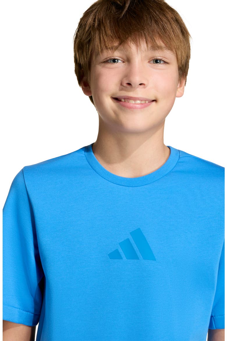 Kids' Z.N.E. Logo T-Shirt, Alternate, color, RAY BLUE/ BRIGHT ROYAL