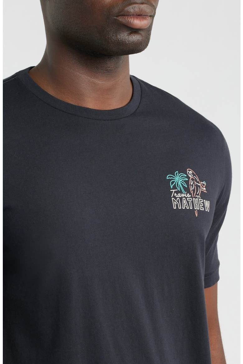 Drinks on Us Cotton Graphic T-Shirt, Alternate, color, BLACK
