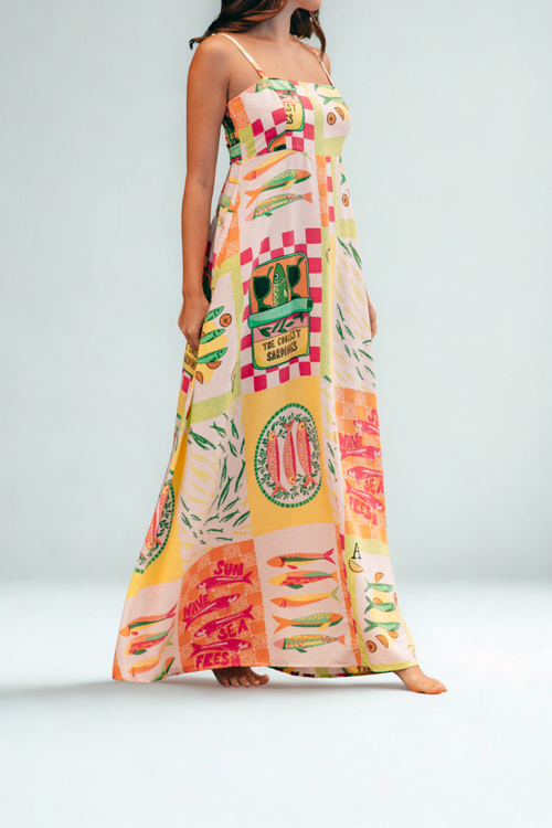 Label Of Love Sardinia Maxi Dress In Yellow