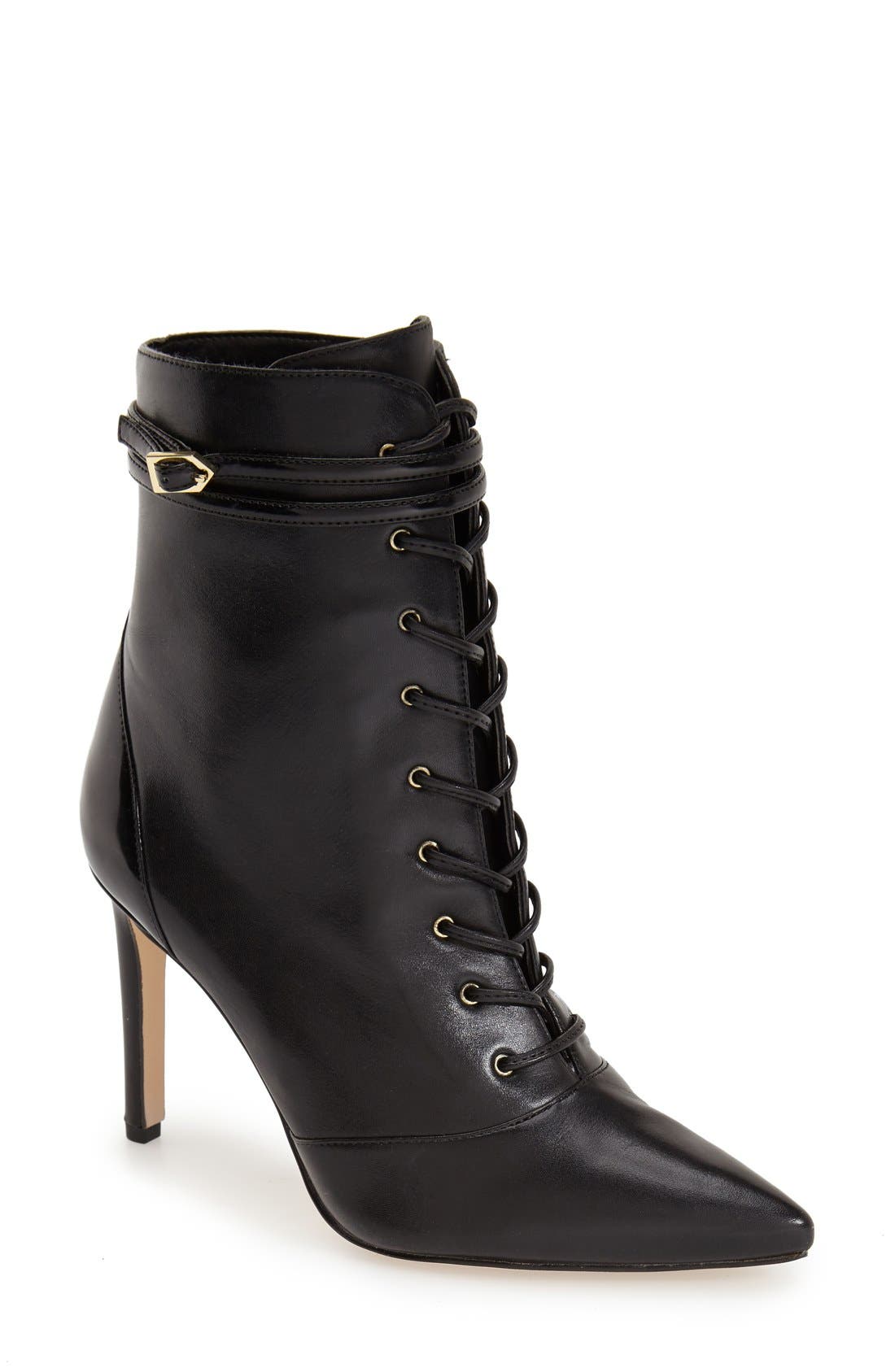 Sam Edelman 'Bryton' Pointy Toe Lace Up Bootie, Main, color, 
