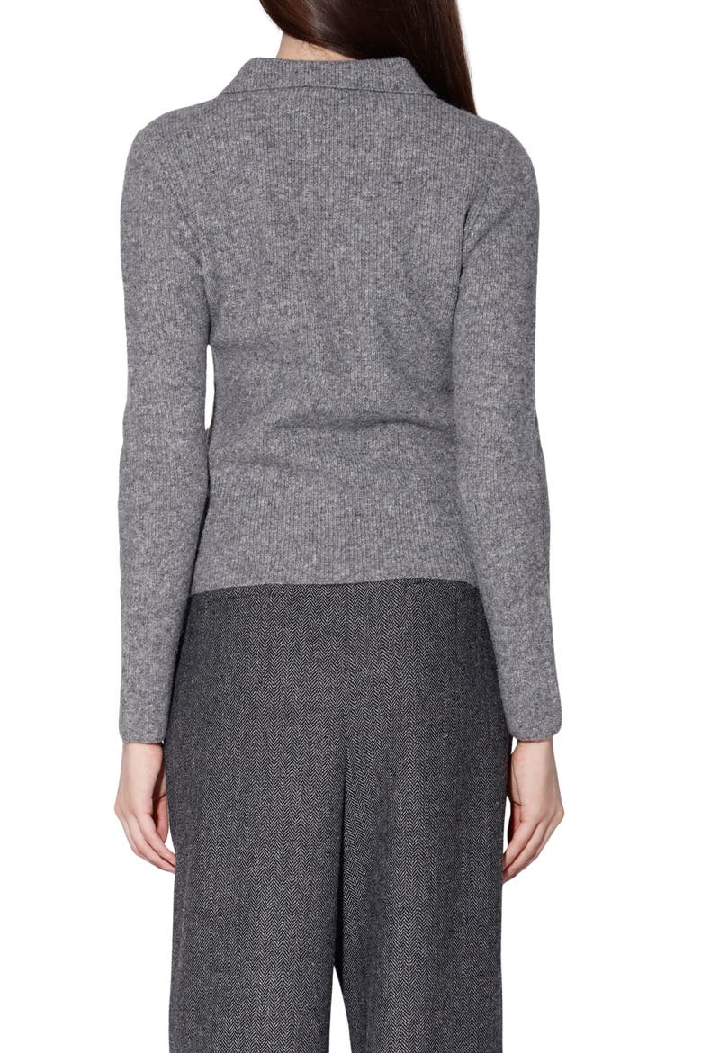 Barry Polo Sweater, Alternate, color, HEATHER GREY