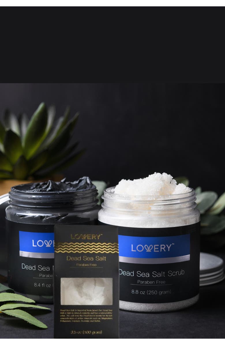 Lovery Dead Sea Spa Collection Mineral Bath and Body Gift Set 11pc Bath and Body Care Set, Alternate, color, NO COLOR