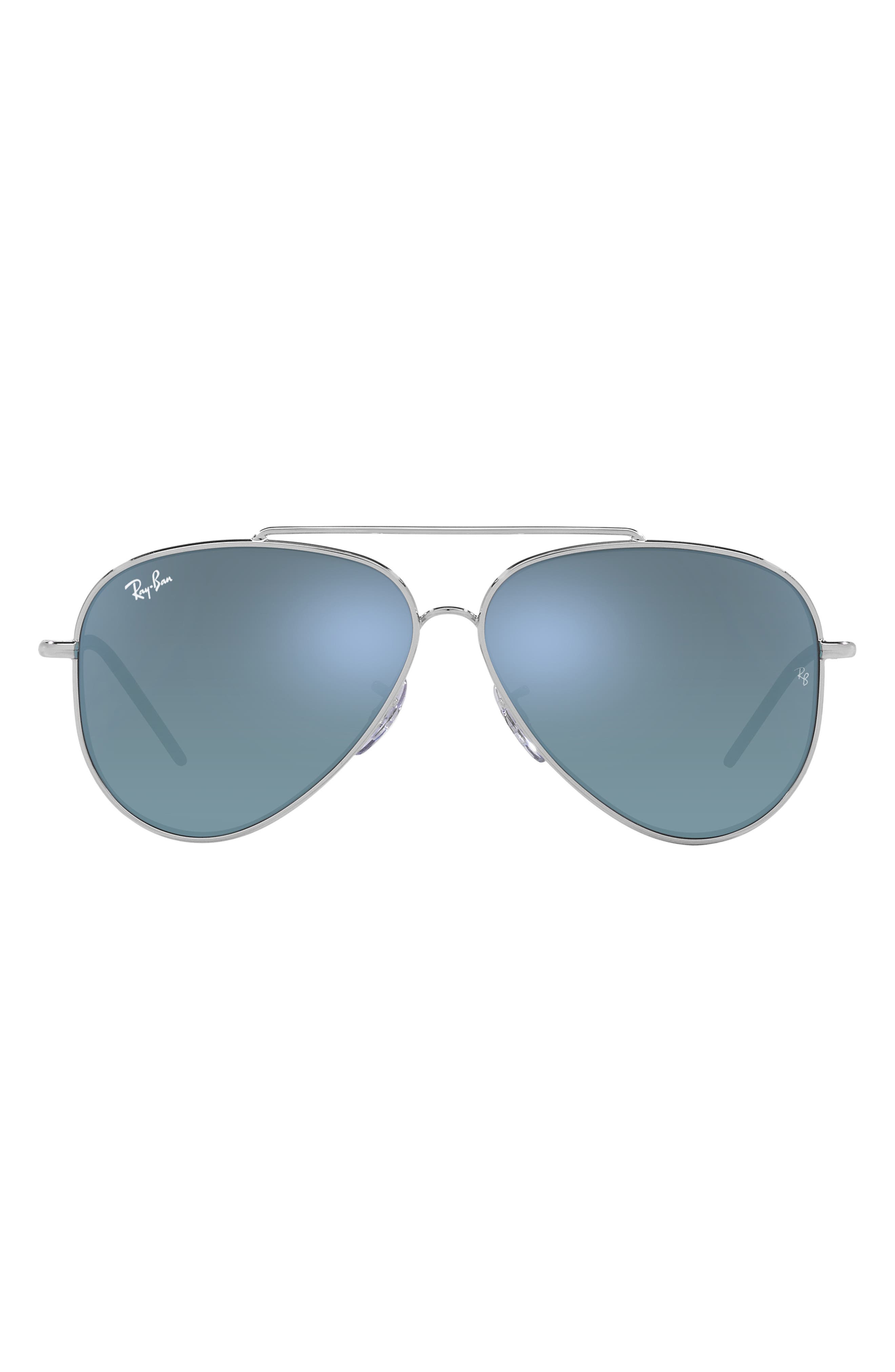 Ray-Ban Reverse 62mm Oversize Aviator Sunglasses (Men) | Nordstromrack