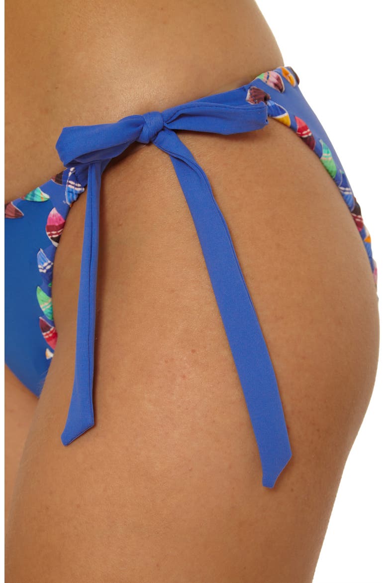 On the Edge Side Tie Bikini Bottoms, Alternate, color, LAPIS