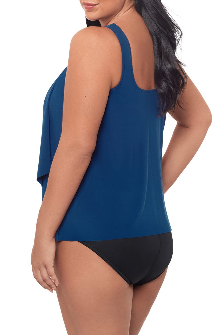 Illusionists Ursula Swim Top, Alternate, color, TWILIGHT