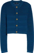 Balmain Ottoman Stripe Cardigan