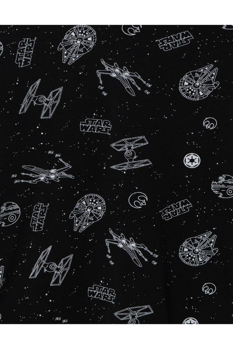 Fleece Pullover Hoodie (toddler, Little Kid & Big Kid), Alternate, color, Black Starry Print