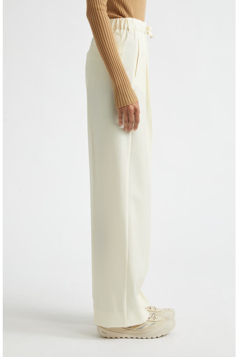 Virgin Wool Gabardine Pants, Alternate, color, WHITE