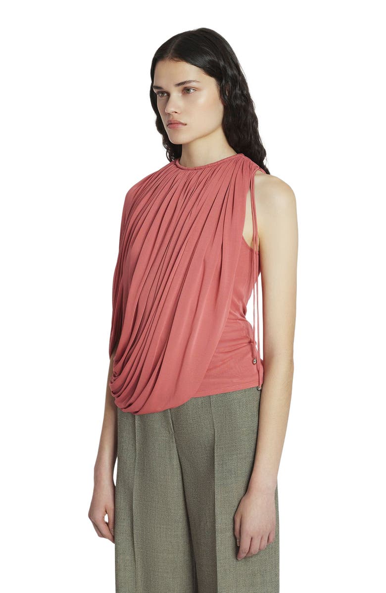 Lanvin DRAPED JERSEY TOP, Alternate, color,