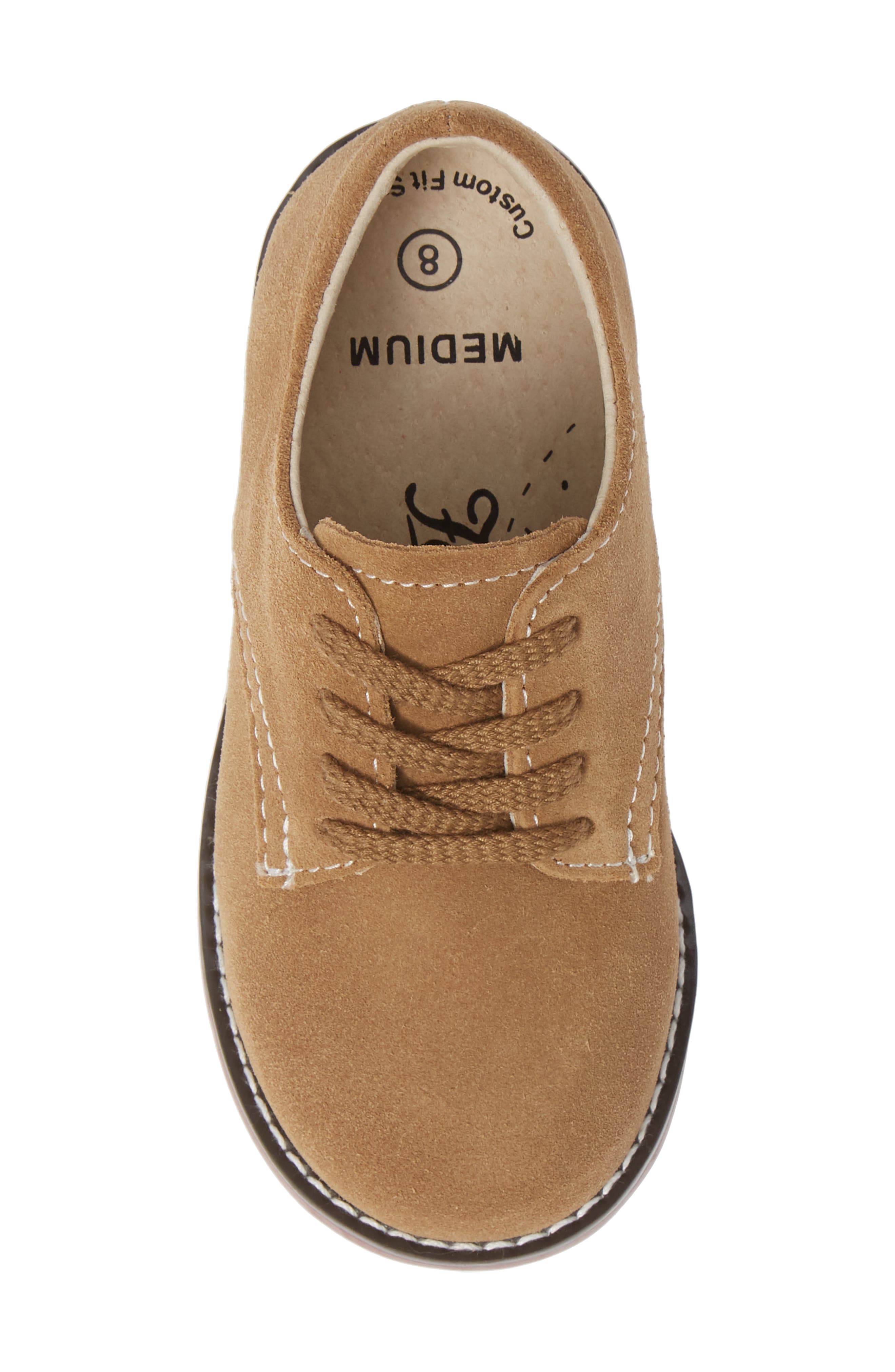 Footmates Bucky Oxford, Alternate, color, Dirty Buck Suede