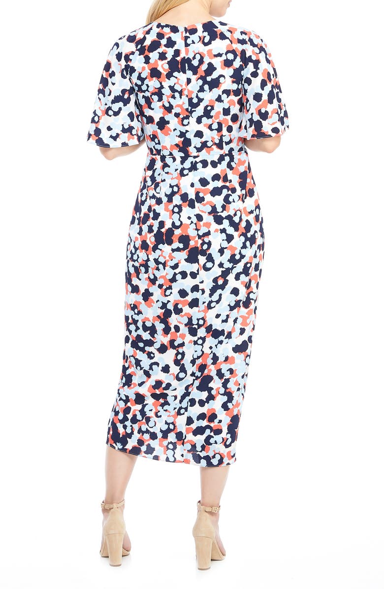 Maggy London Laurel Faux Wrap Maxi Dress, Alternate, color, 