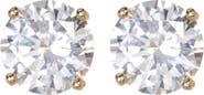 NORDSTROM RACK Sterling Silver Round Cut CZ Studs - 2.00 ctw
