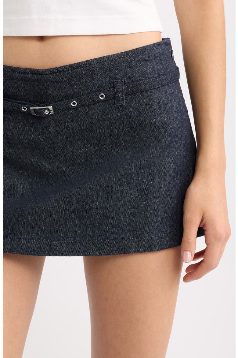 Luisa Buckled Belt Skort, Alternate, color, OPEN BLUE