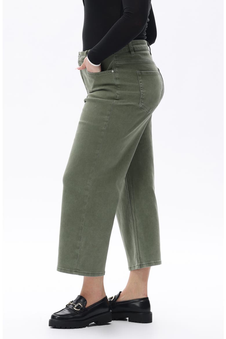 Straight Leg Ankle Jeans, Alternate, color, GREEN
