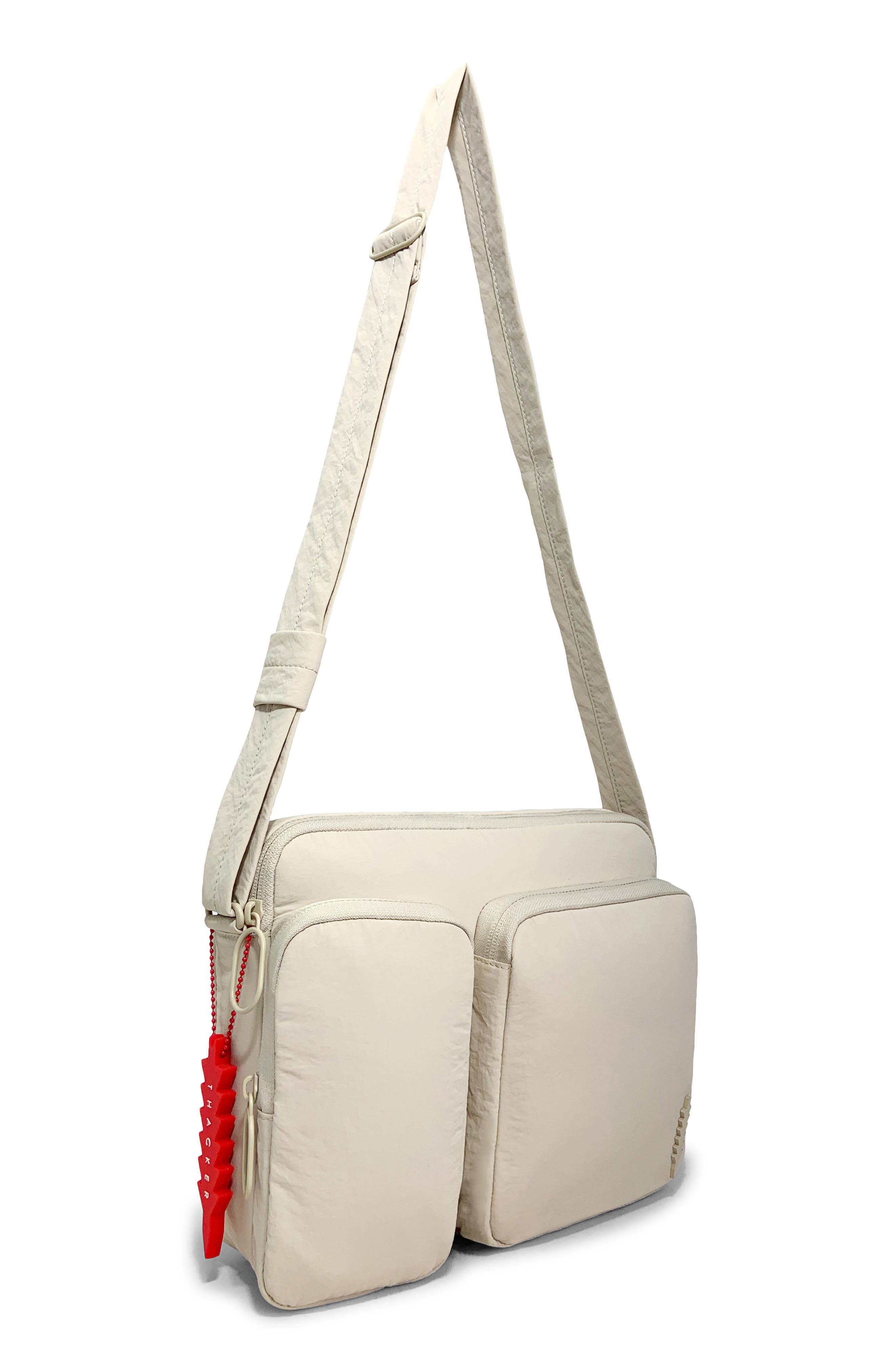 Kacy Nylon Crossbody Bag, Alternate, color, SAND