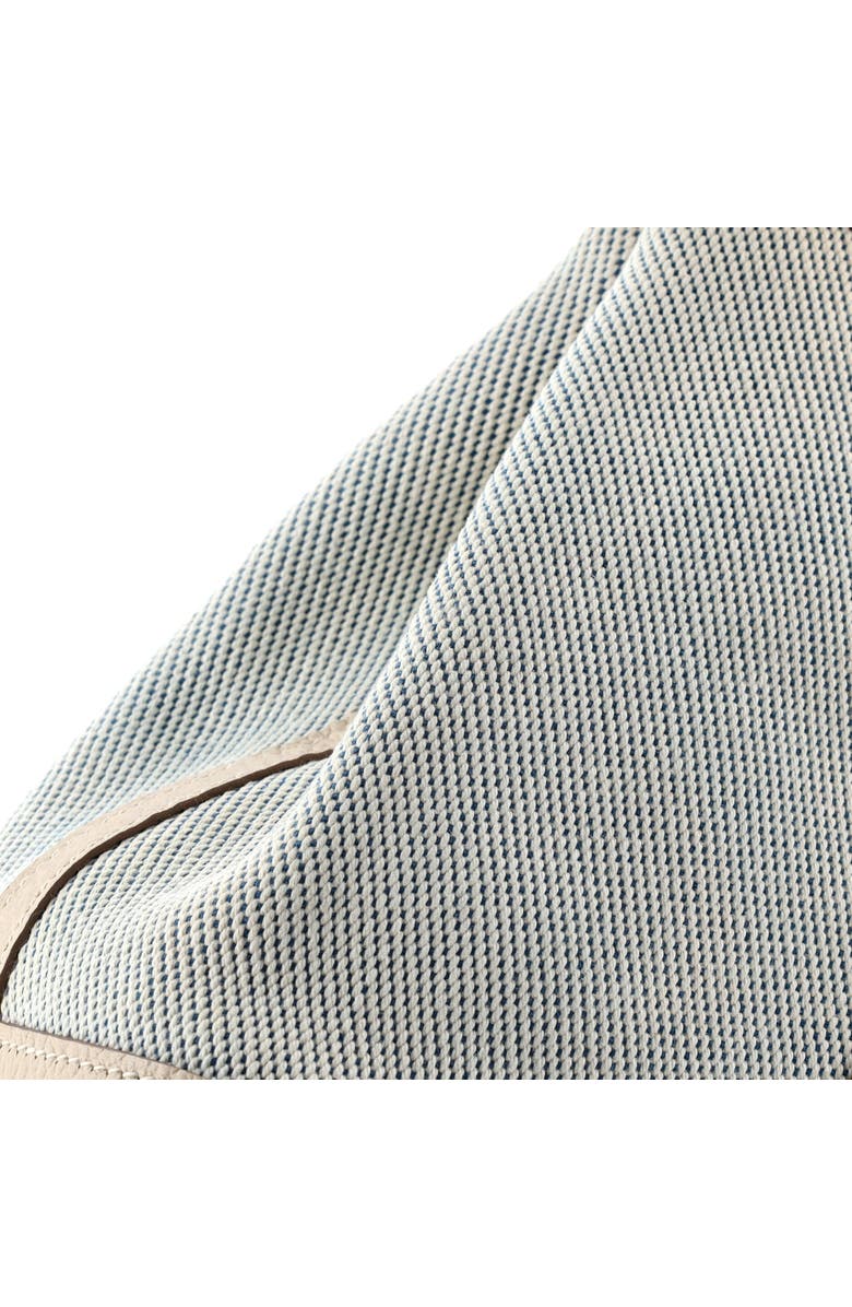 Pre-Owned Hermes Garden Party Tote Toile and Leather 30, Alternate, color, Bleu Colvert