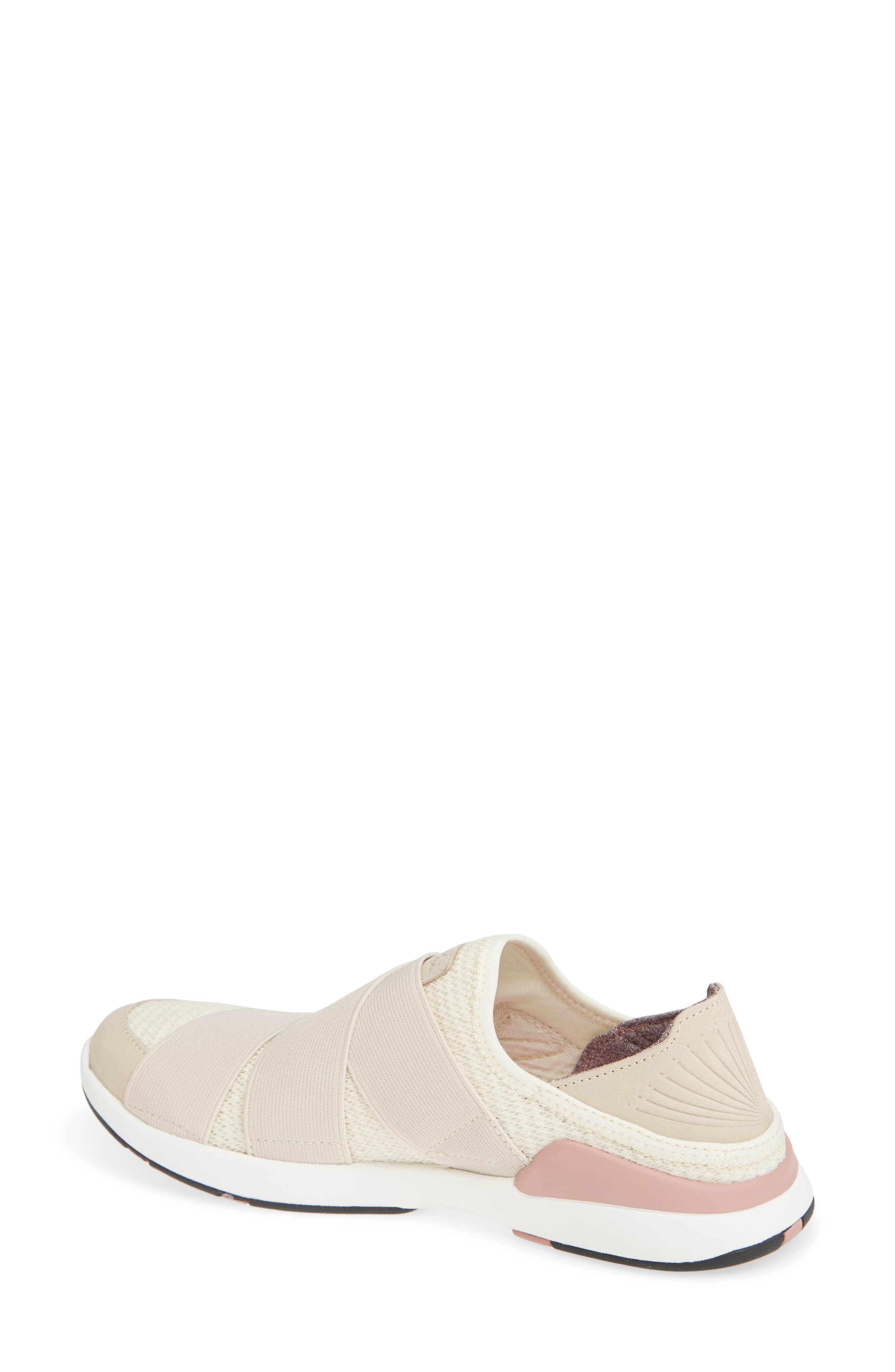 Mikilua Kakoo Slip-On Sneaker, Alternate, color, BONE FABRIC