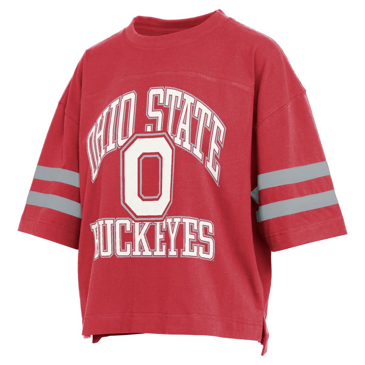 PRESSBOX Women's Pressbox Scarlet Ohio State Buckeyes Wayne Tyler ...