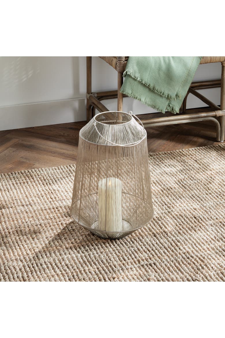 Elwin Large Lantern Cover, Alternate, color, Silver