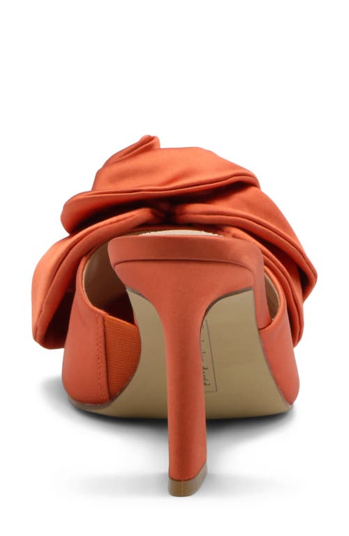 Charles David Kimchi Floral Satin Sandal In Orange