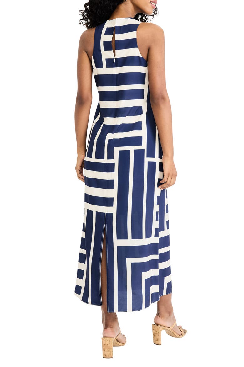 Stripe Maxi Dress, Alternate, color, CREAM/ NAVY