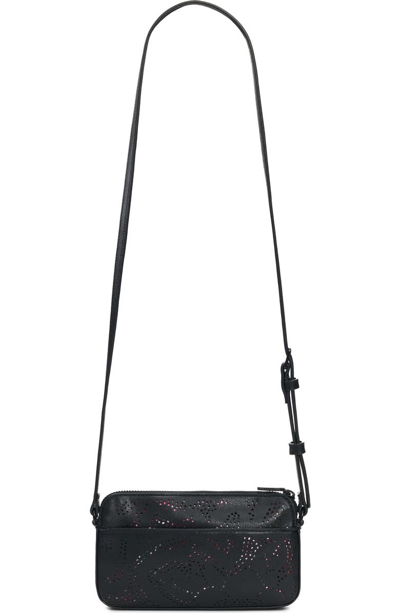 Desigual Small Peforated Faux Leather Crossbody Bag, Alternate, color,