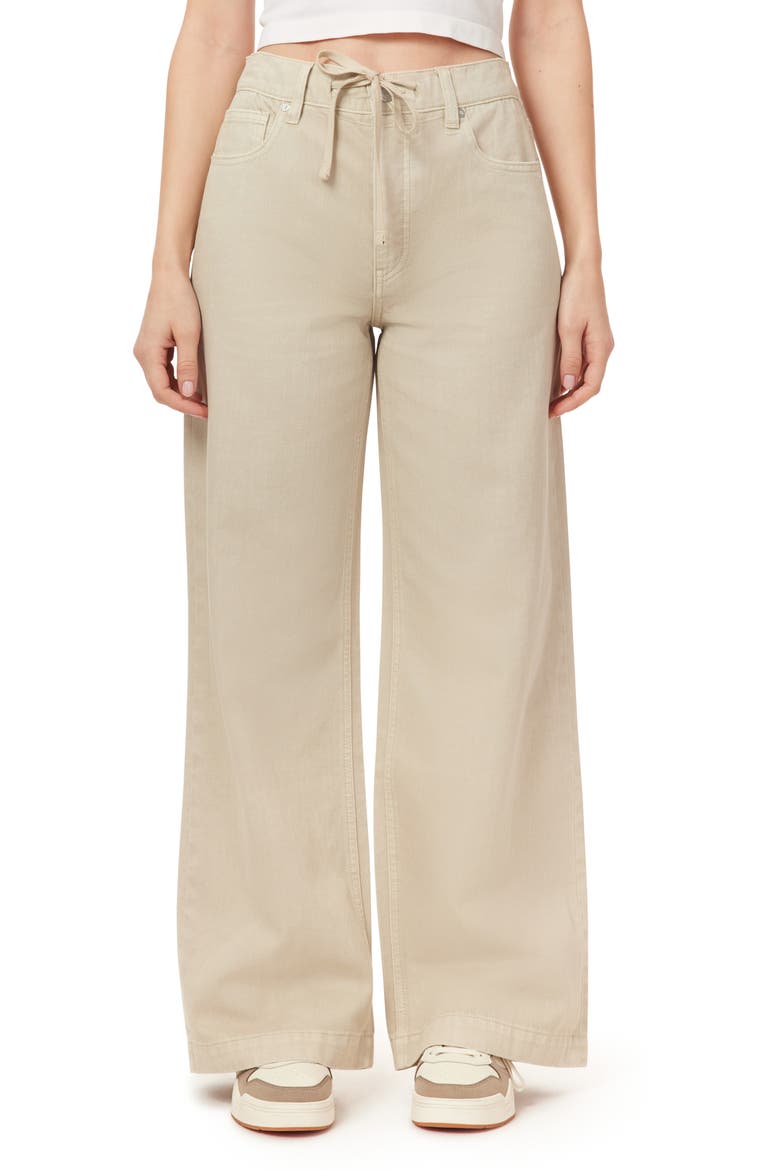 The Baggy Drawstring Pants, Main, color, OYSTER GRAY