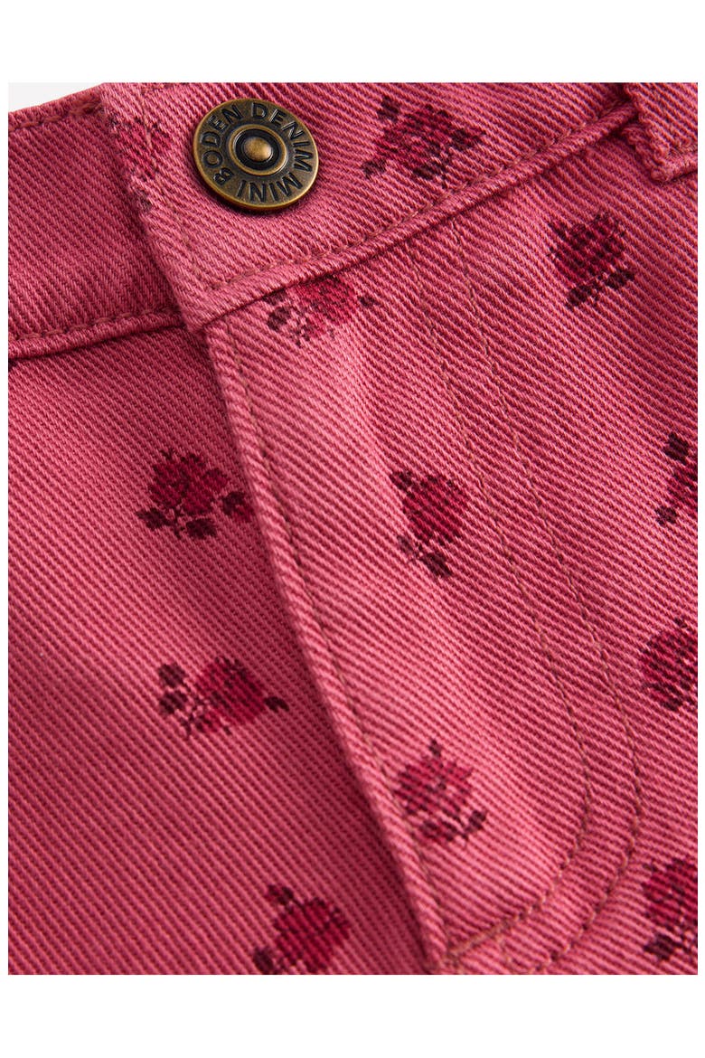 Kids' Floral Kick Flare Jeans, Alternate, color, WINTER BLUSH VINTAGE ROSES