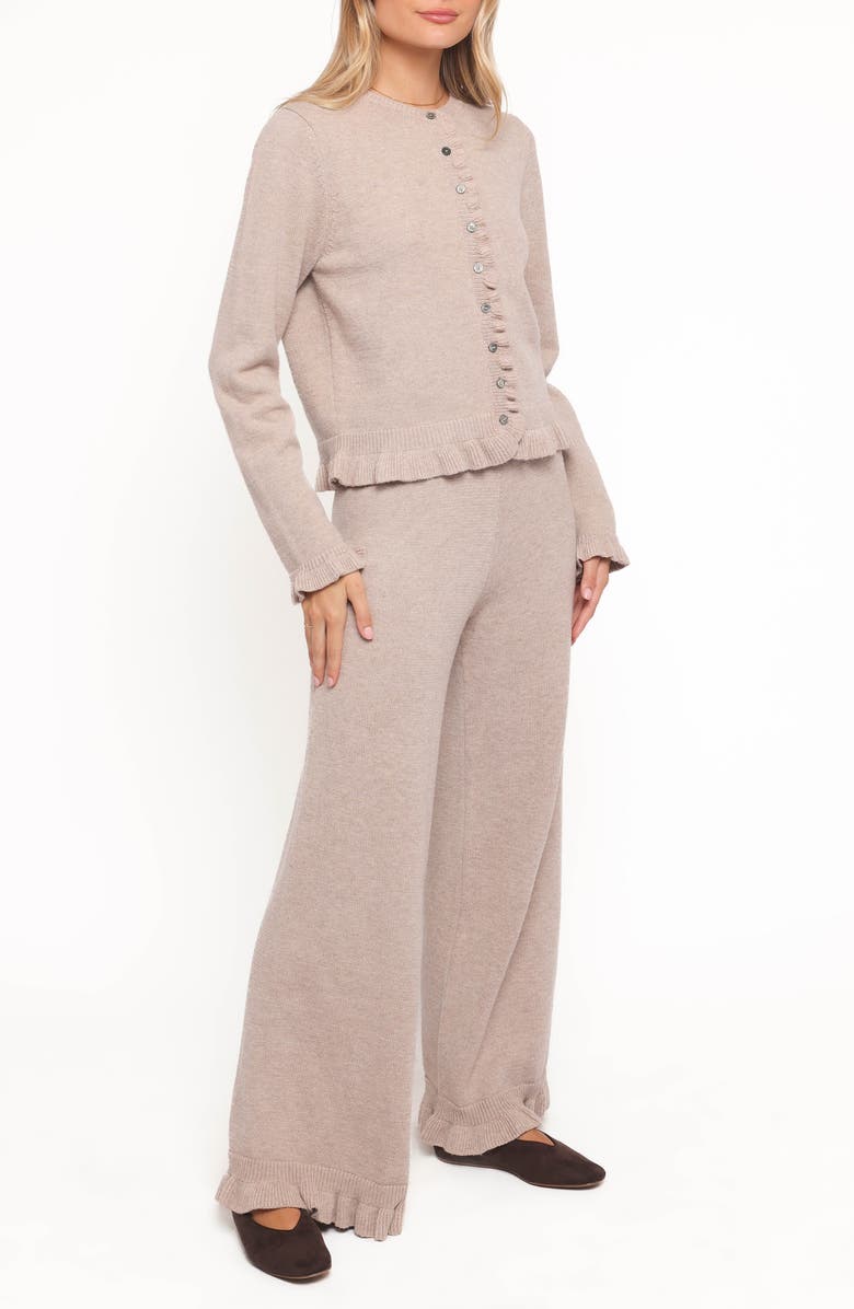 Petal & Pup Eve Cardigan Sweater & Pants, Alternate, color, Beige