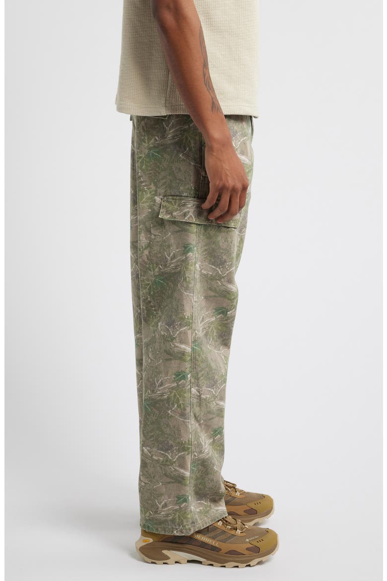 Leaf Print 5-Pocket Pants, Alternate, color, CAMOUFLAGE