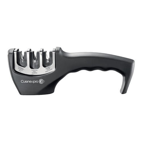 Cuisine::pro Id3 Knife Sharpener 3 Step In Black