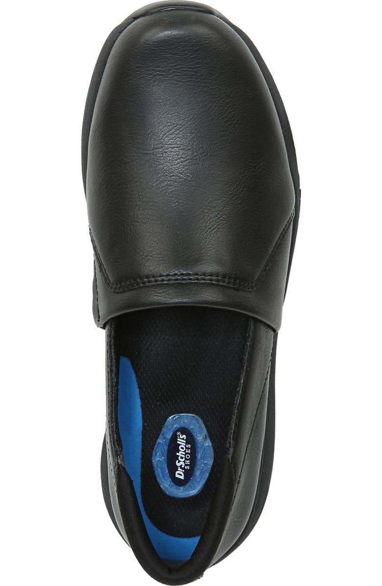 Dr. Scholl's Dive In Slip Resistant Work Slip-On Sneaker - Wide Width Available, Alternate, color, Black