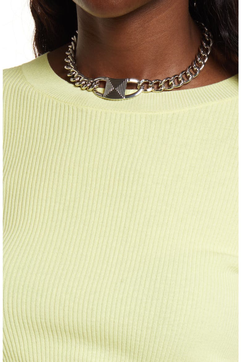Open Back Sweater, Alternate, color, YELLOW ELFIN