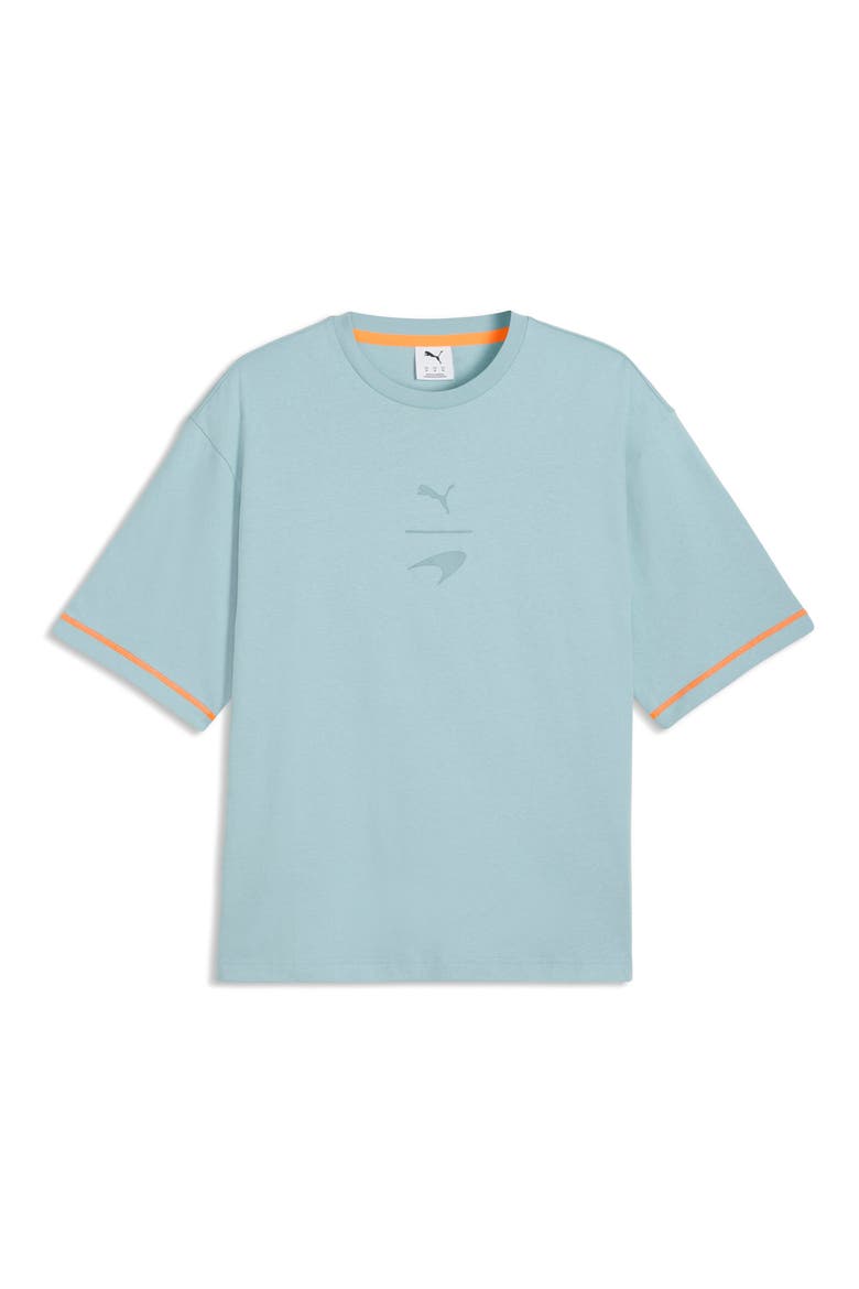 McLaren Cotton Graphic T-Shirt, Main, color, SEAFOAM