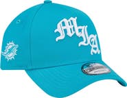 New Era Men's New Era Aqua Miami Dolphins Mystic 9FORTY A-Frame Adjustable Hat