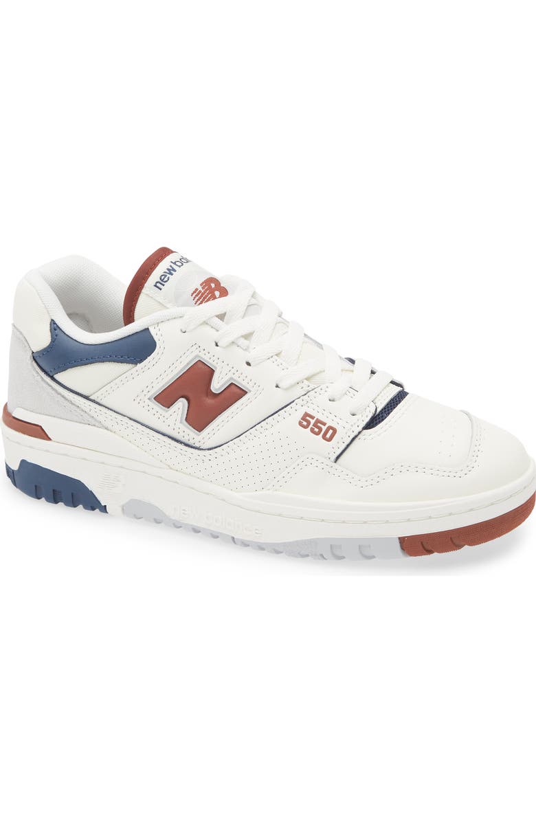 New Balance 550 Basketball Sneaker, Main, color, Sea Salt/ Relic Brown