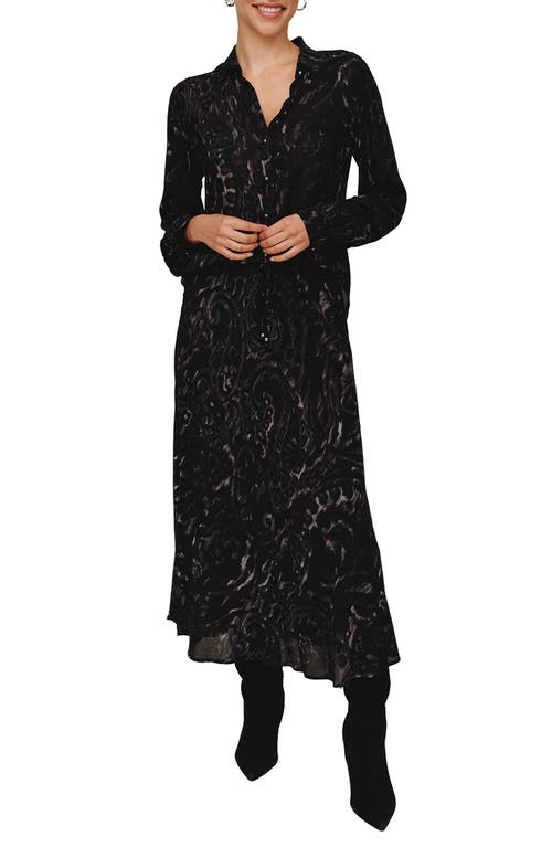 Bella Dahl Fitted Button-up Shirt In Black