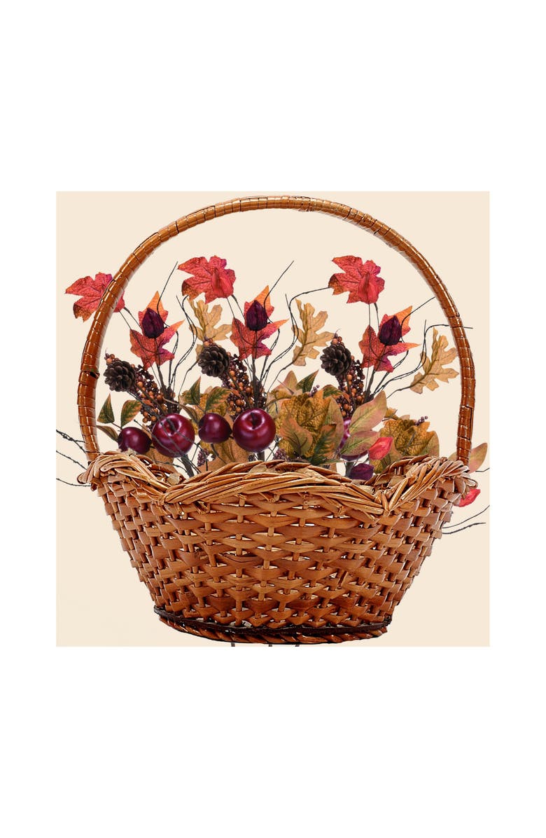 Transpac Harvest Fall Multicolor Artificial Leaf Spray for Autumn Decor, Alternate, color, Brown