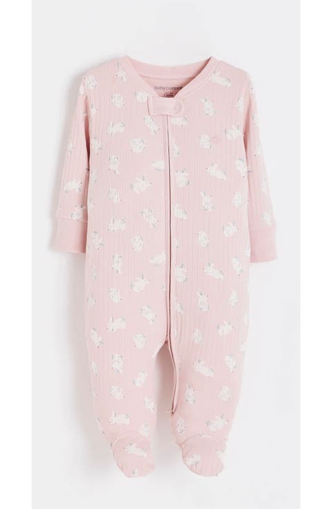 Hoppers Zip Footed Pajama for Infant