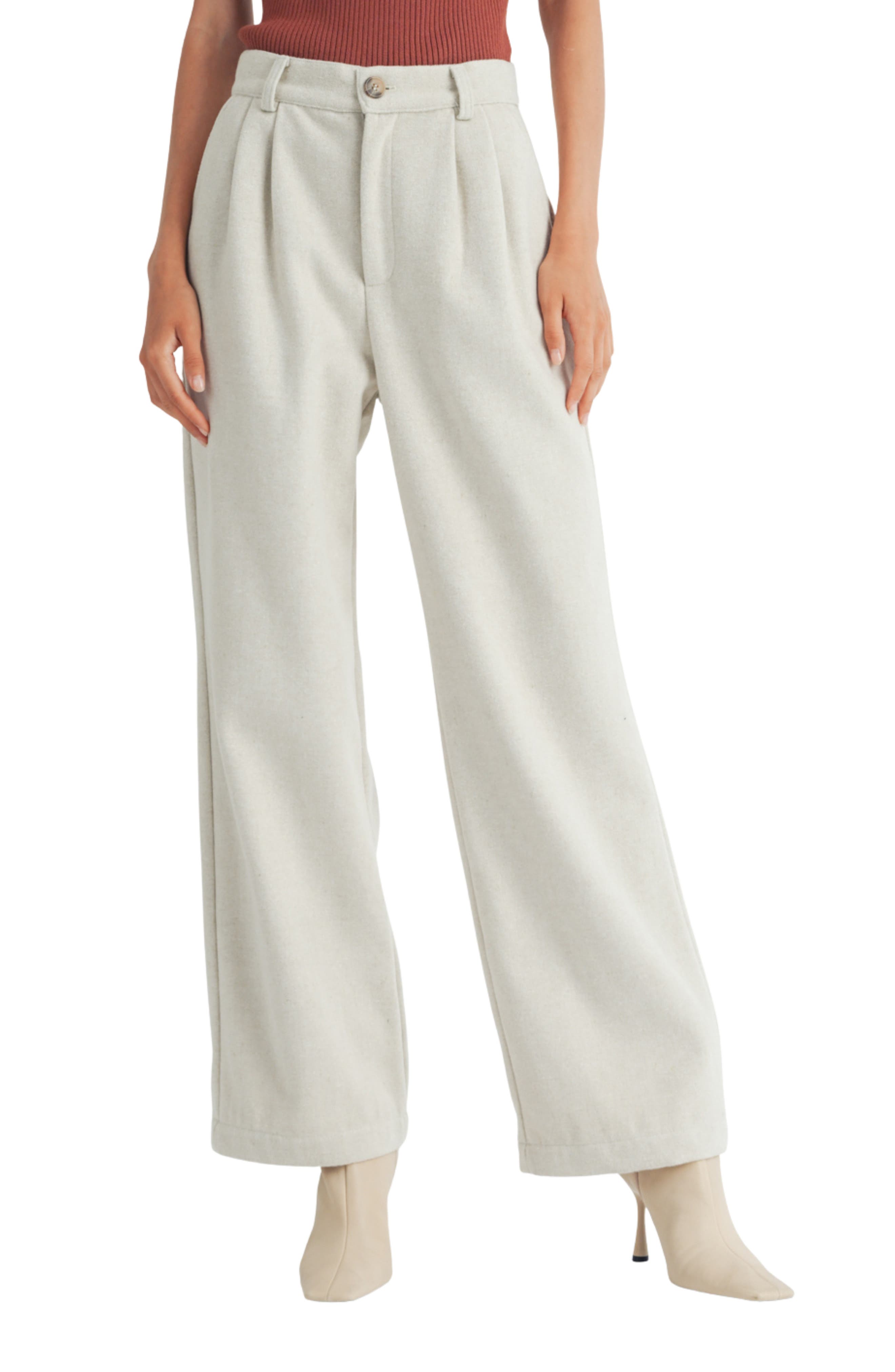 WISHLIST Pleated Wide Leg Trousers