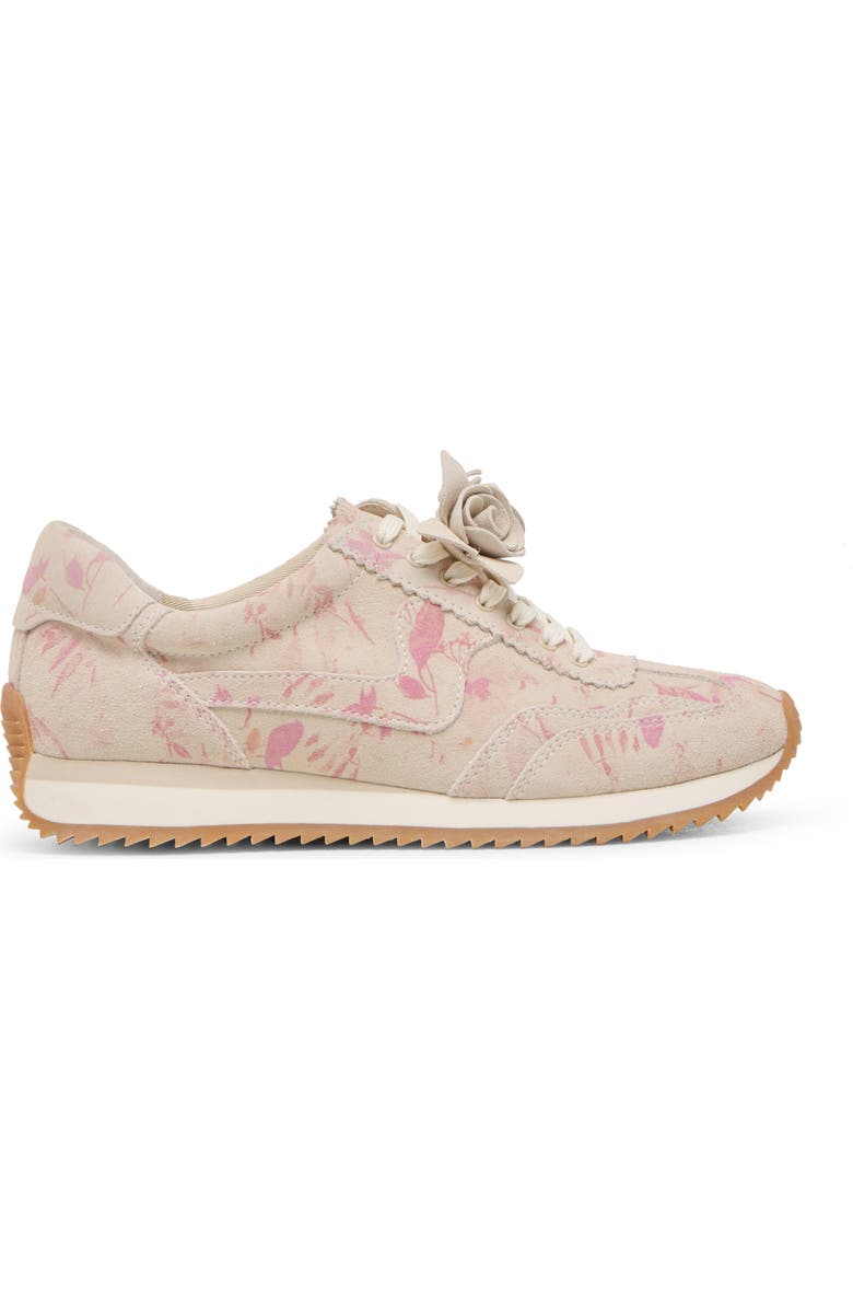 Dolce Vita Floral Sneaker, Alternate, color, Pink Floral Suede