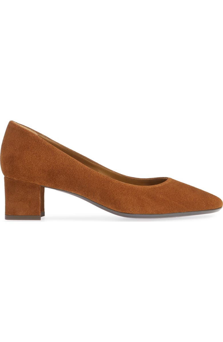 Aquatalia Pasha Weatherproof Pump, Alternate, color, Caramel Suede