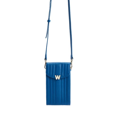WOLF Mimi Phone Case with Wristlet & Lanyard in Marine at Nordstrom