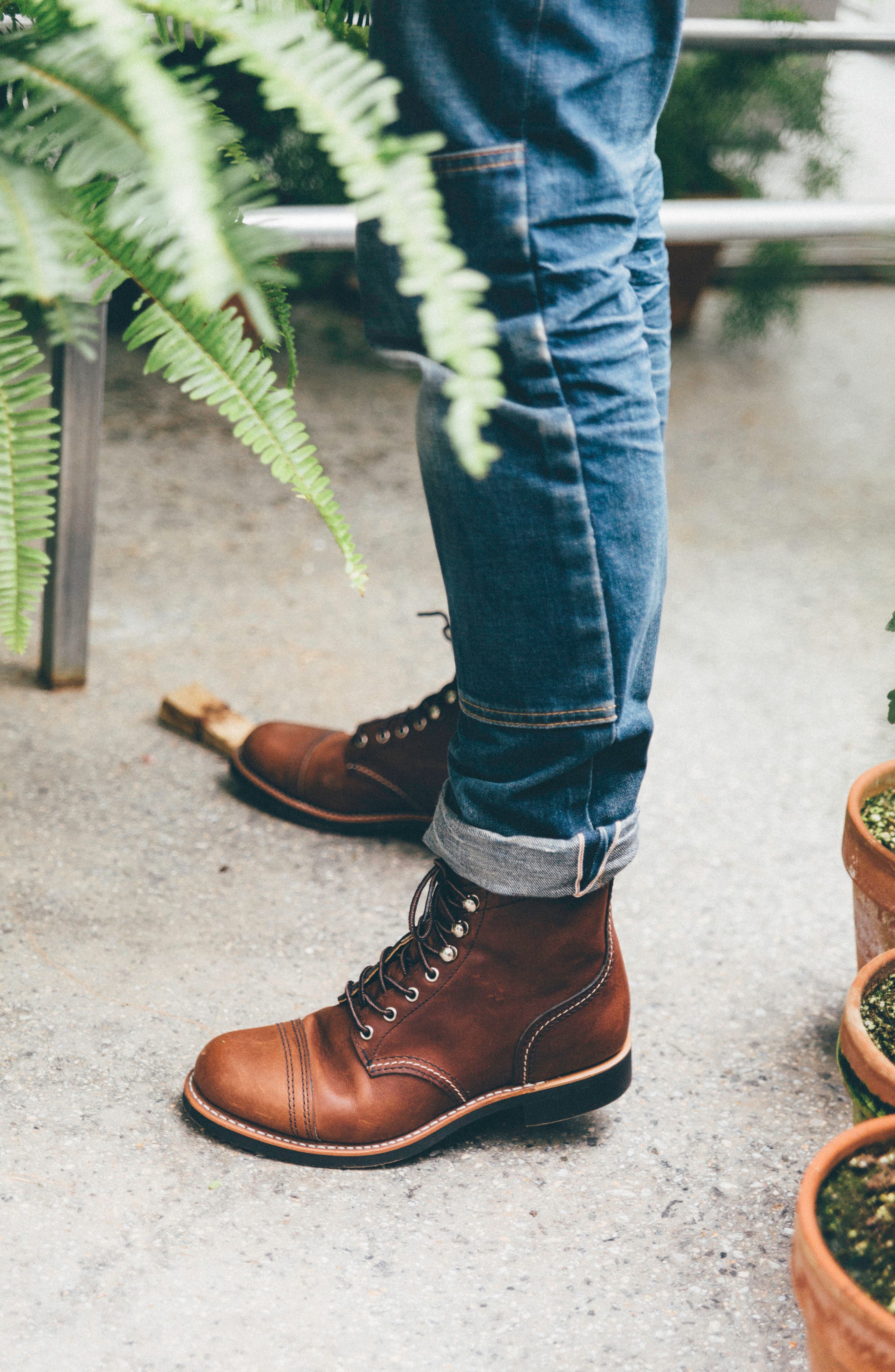 Iron Ranger Boot, Alternate, color, AMBER HARNESS LEATHER