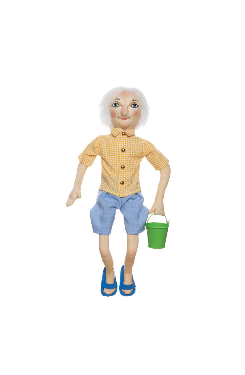 Gallerie II Tommy Tides Joe Spencer Gathered Traditions Folk Art Nautical Figurine, Main, color, Yellow