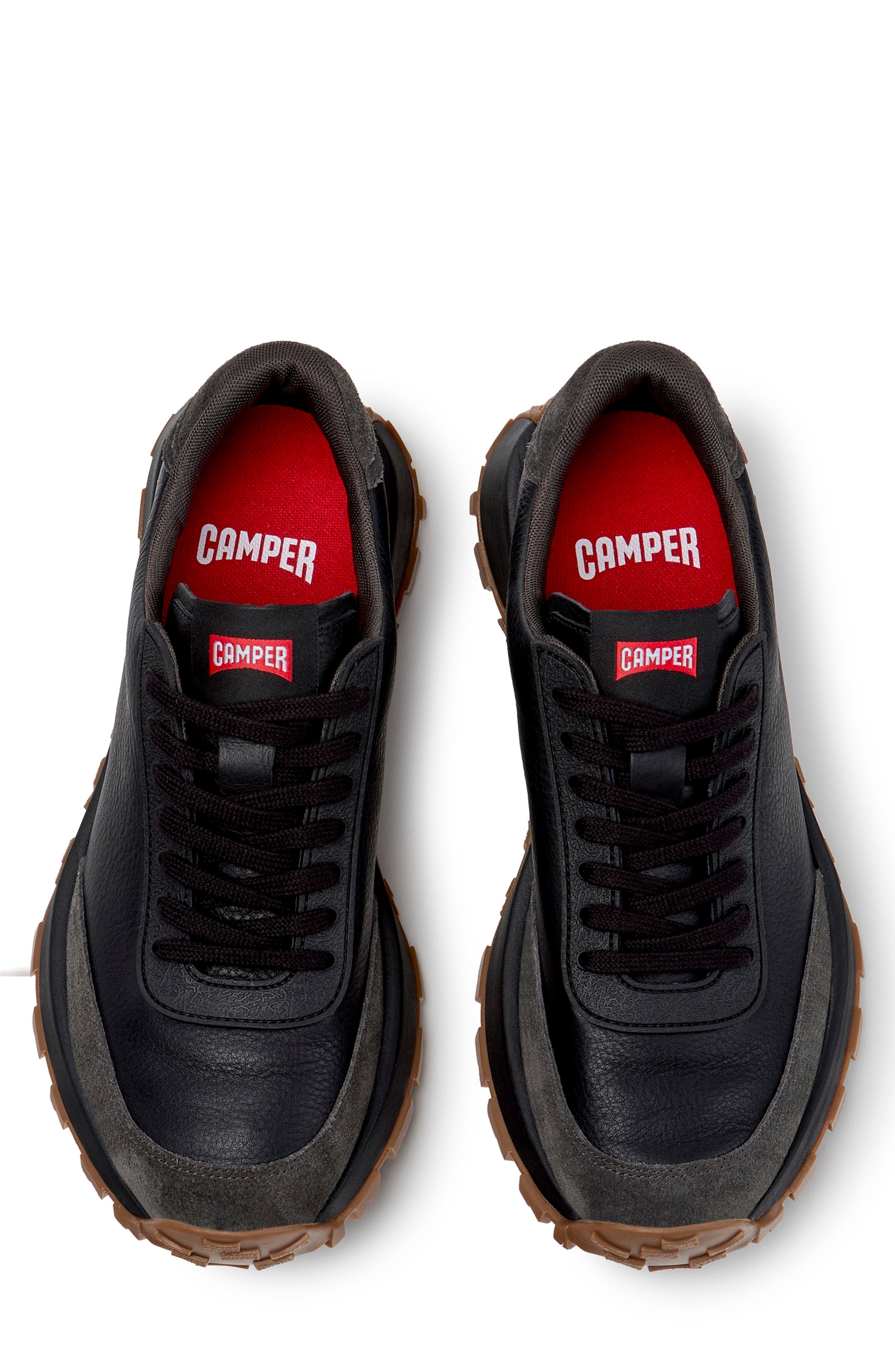 Drift Trail Sneaker, Alternate, color, BLACK