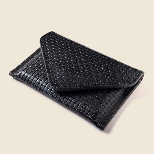 Casupo Mini Envelope Wallet With Rfid Protection In Black