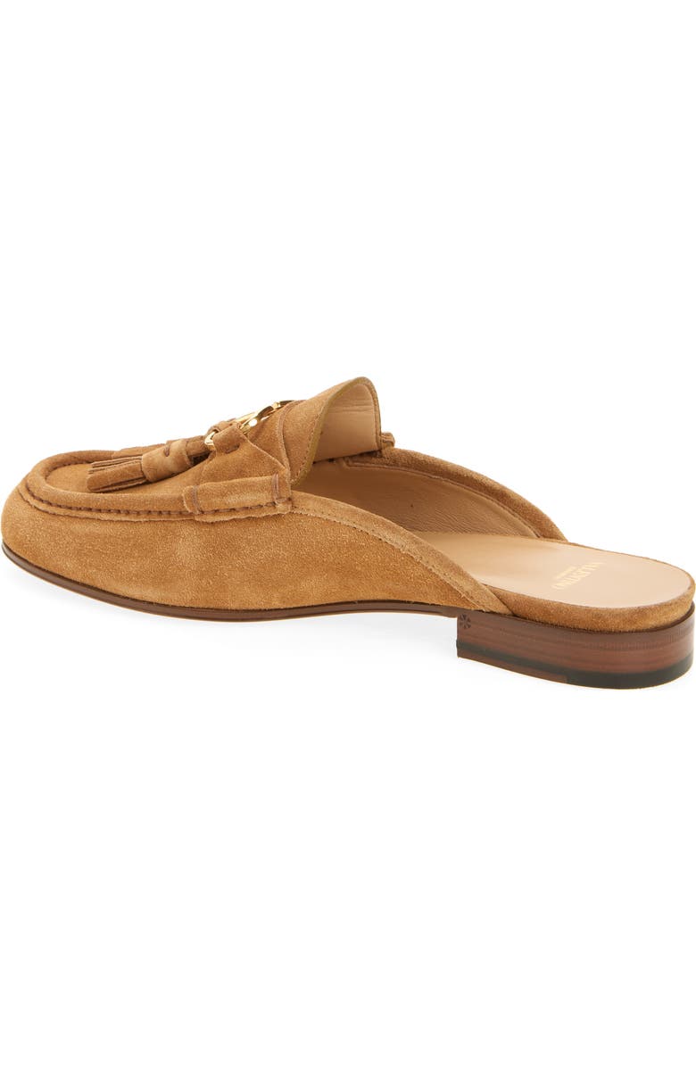 Valentino Garavani VLOGO Tassel Loafer Mule, Alternate, color, Cognac